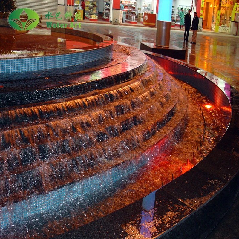 Free Design of Outdoor Square Laminar Waterfall Water Music Fountain