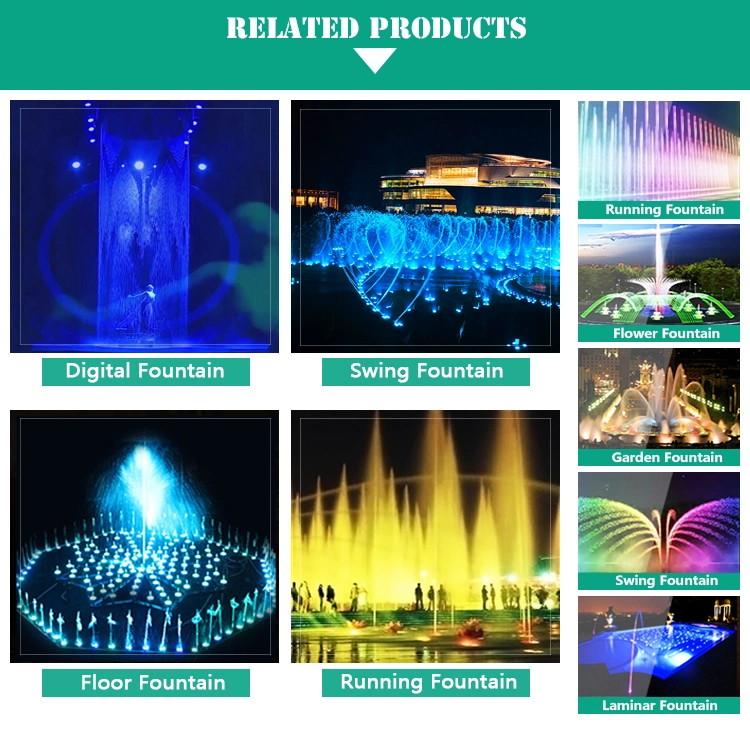 Factory Supply Customized Round Shape Decorative Outdoor Water Fountain