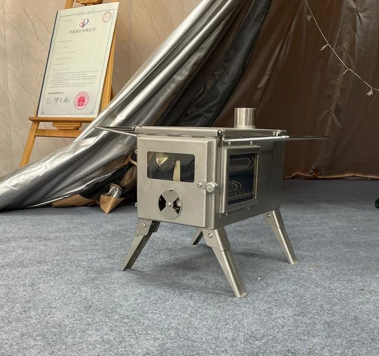 Superior Quality 304 Stainless Steel Stove Portable and Folded Stove Wood Burning Stove 20%off