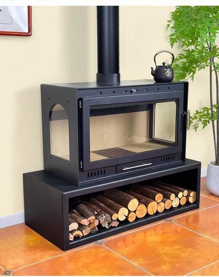 Zhuwei ODM Modern Freestanding Fireplace Thermal