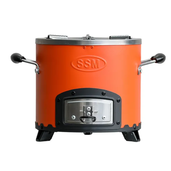 Different Colors Stainless Steel Clean Cooking Charcoal Cook Stove 