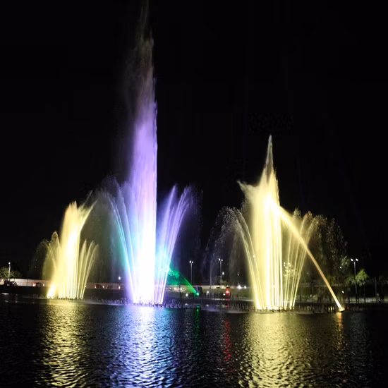 Music Fountain Large Scale Water Dance Show Design