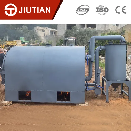 Horizontal Airflow Type Jute Stick Charcoal Carbonization Stove 