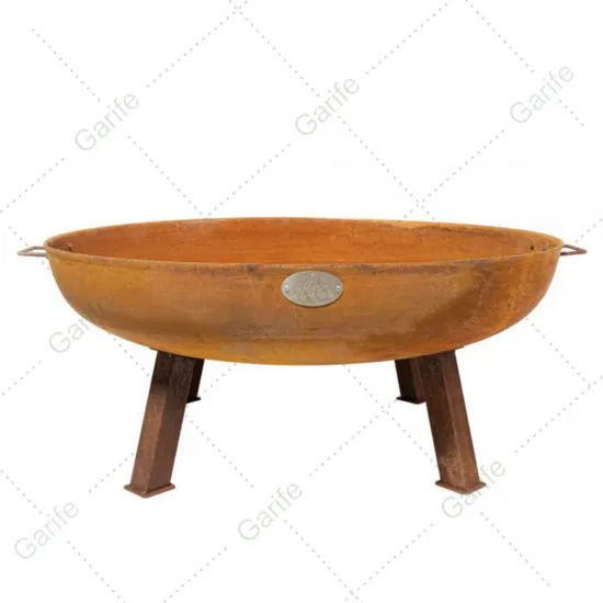 Hot Sale Camping Steel Fire Pits Corten Steel Garden Products Wood Burning Fire Pit 
