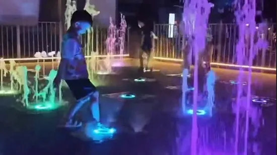 Outdoor Swimming Pool Multifunctional Color LED Light Water Dancing Music Fountain 