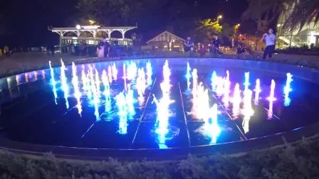 Garden Ornaments LED Light and Dancing Musical Water Fountain 