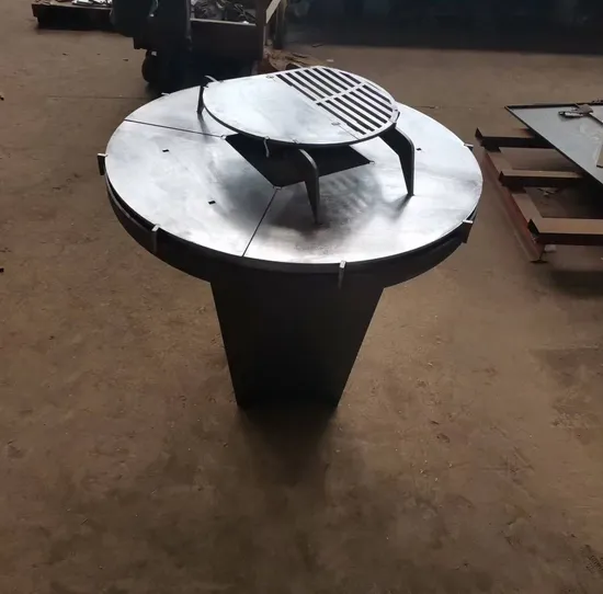Fire Grill Camping Barbecue Grill Garden Camping Corten Steel Fire Pit BBQ
