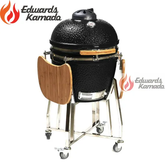 Best Family Gift Fire Resistant Ceramic Shell Barbecue Kamado with Optional Colors 