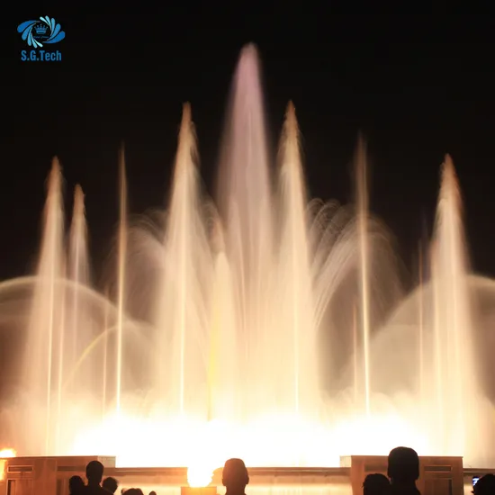 Professional Outdoor Popular Big Music Dancing Water Fountain Outdoor Show Fountain 