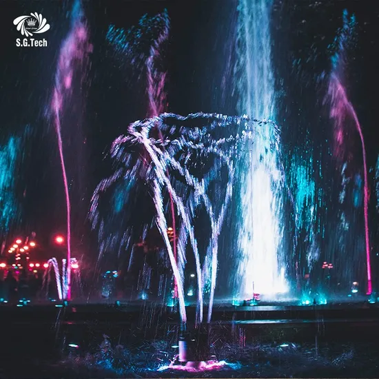 Dry Land Fountain Square Park Decoration Fountain Water Show Customized Fountain Project Peformance 
