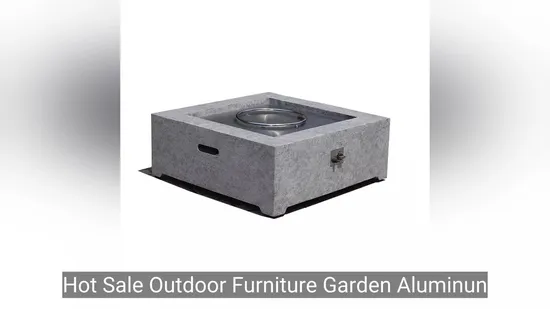Factory Wholesale Simple Design Outdoor Garden Aluminum Handwork Gas Fire Pit 