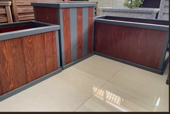 Corten Steel Portable Factory Flower Pots and Planters, Rusty and Retro Style Flower Planters 