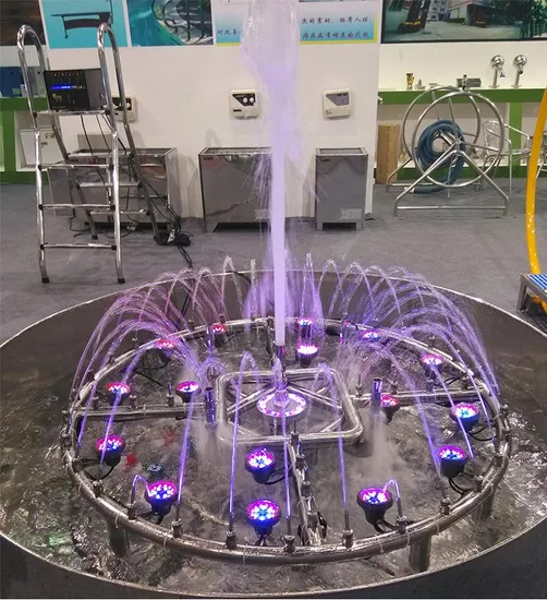 Outdoor Plaza Square Hotel LED Light Water Fountains Dancing Music Fountain 