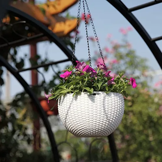Flowerpot Plastic Material Round Shape for Balocny 