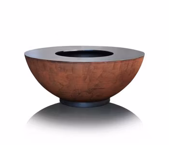 Corten Steel Fire Bowl BBQ with Grill Ring